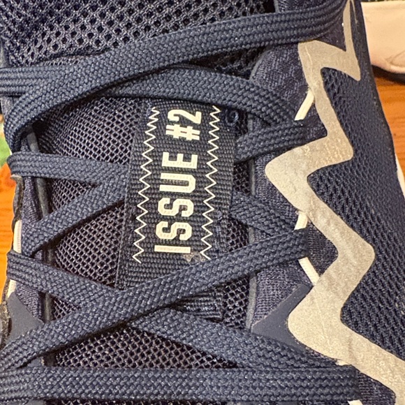 Adidas Navy and White don issue 2 FW8561 Athletic Shoes - Picture 7 of 14